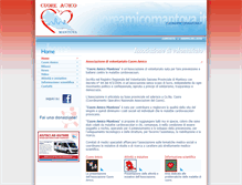 Tablet Screenshot of cuoreamicomantova.it